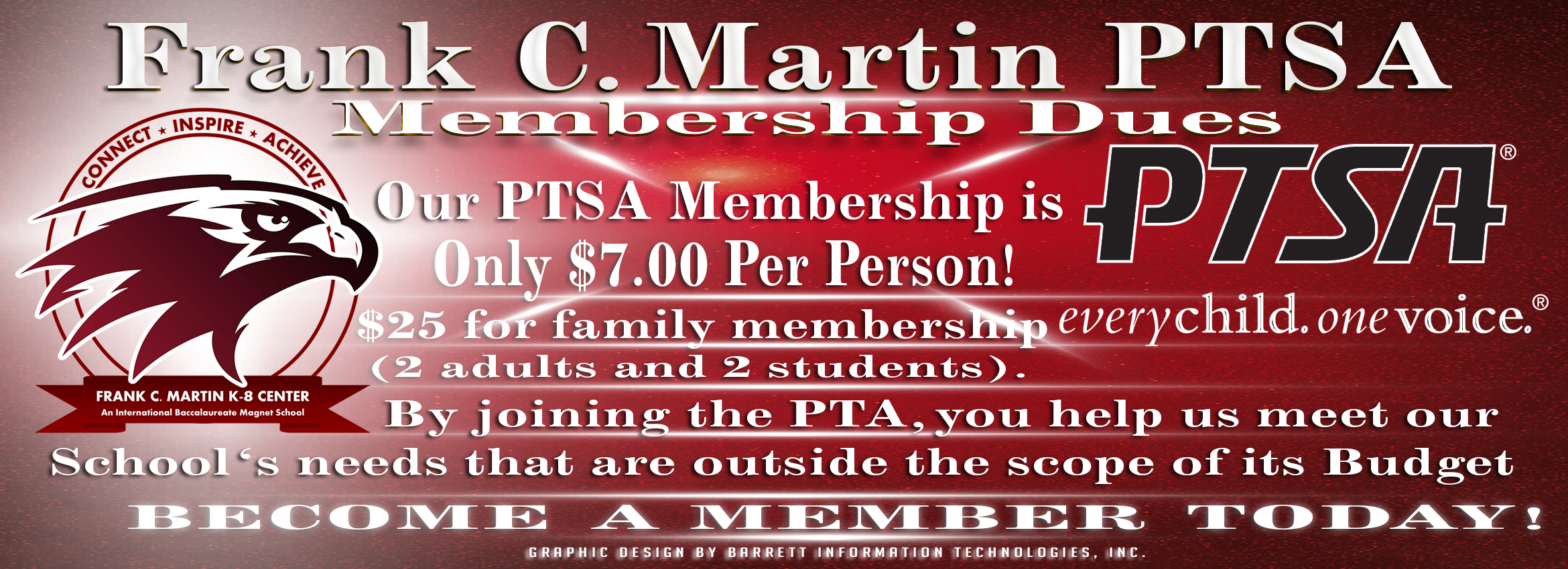FCMARTIN_PTSA MEMBERSHIP DUES - powered  by BARRETT INFORMATION TECHNOLOGIES, INC.